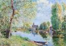 Sur les bords de quelle rivière, Sisley a-t-il peint ce tableau ?